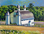 Forest with Barn