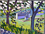 D. H. Day Barn with Maples