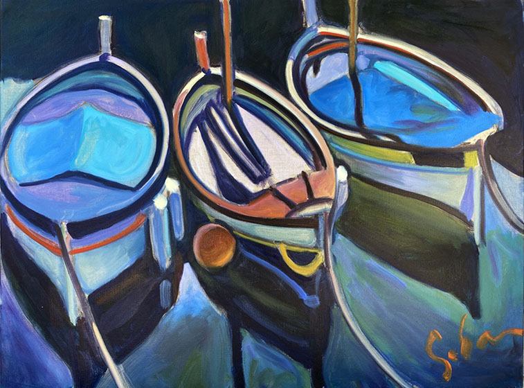 Three Boats, Studio Version